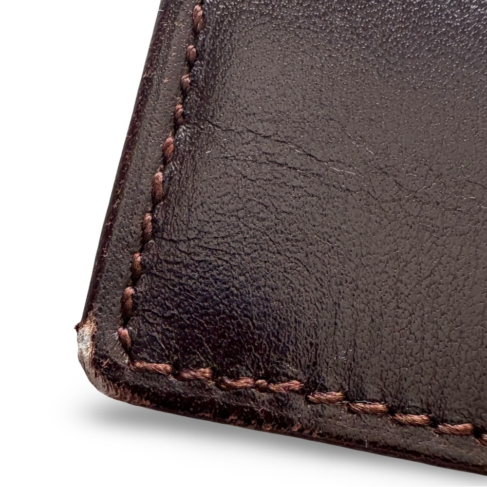 Loewe Dark Brown Leather Long Bifold Wallet - Picture 9 of 9